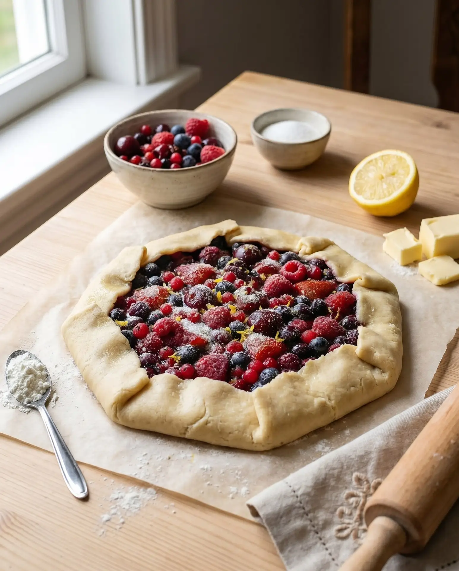 Ленивая летняя галета «ЯГОДНЫЙ ПРИВЕТ ИЗ ДУХОВКИ» 🫐🥧

Когда хочется красивый пирог, а возиться с д