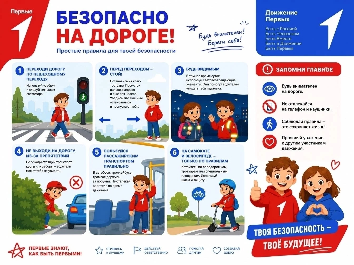 🚦 Безопасность на дороге — главный урок для наших малышей! 🚦