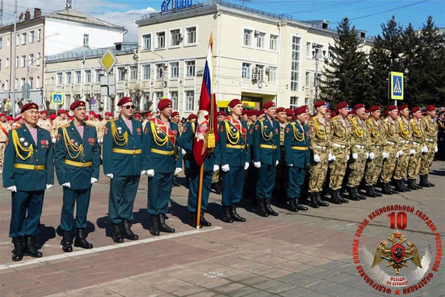 Росгвардейцы Восточного округа приняли участие в мероприятиях, посвященных Дню Победы🇷🇺  📢Руководящи