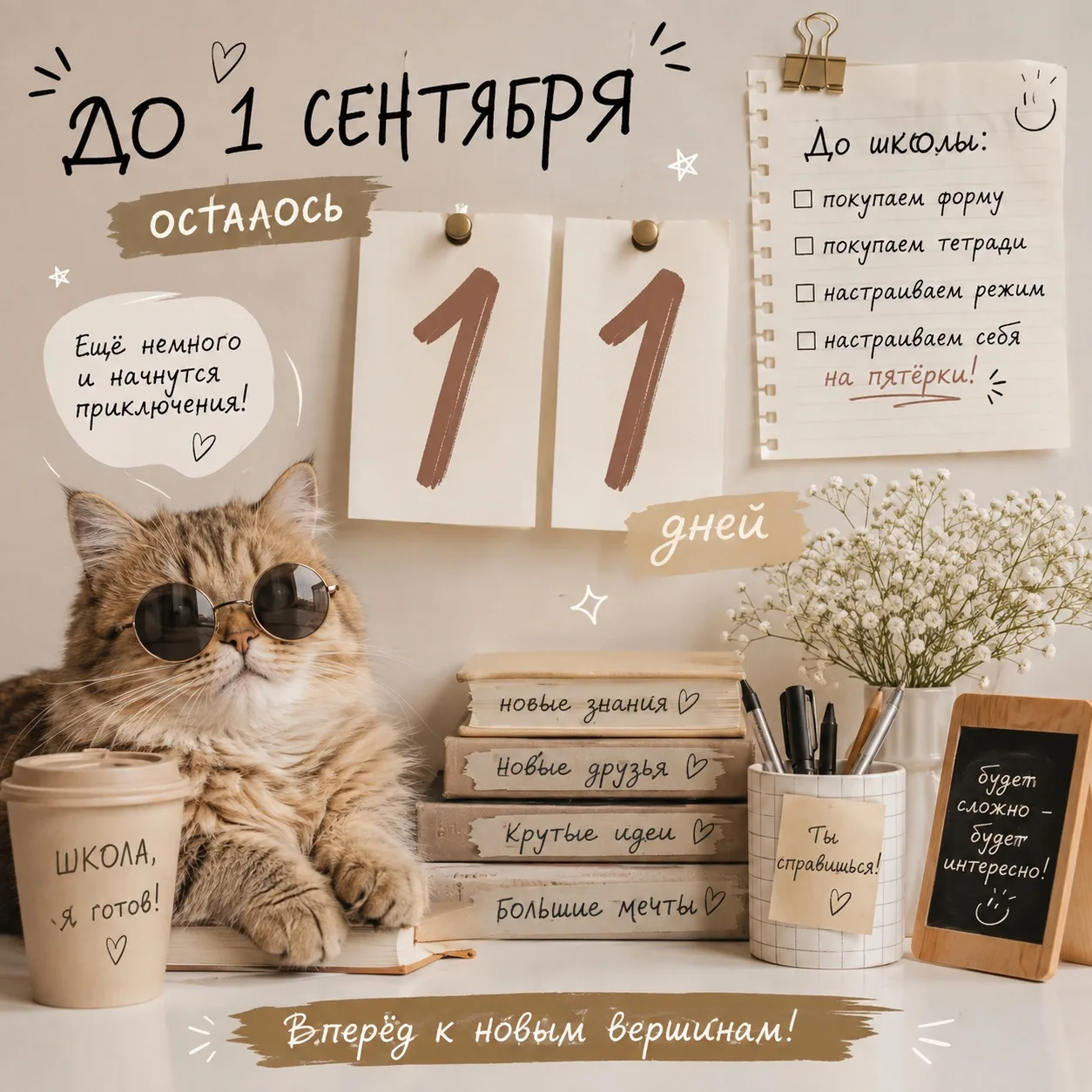 ⏳До 1 сентября - 11 дней!