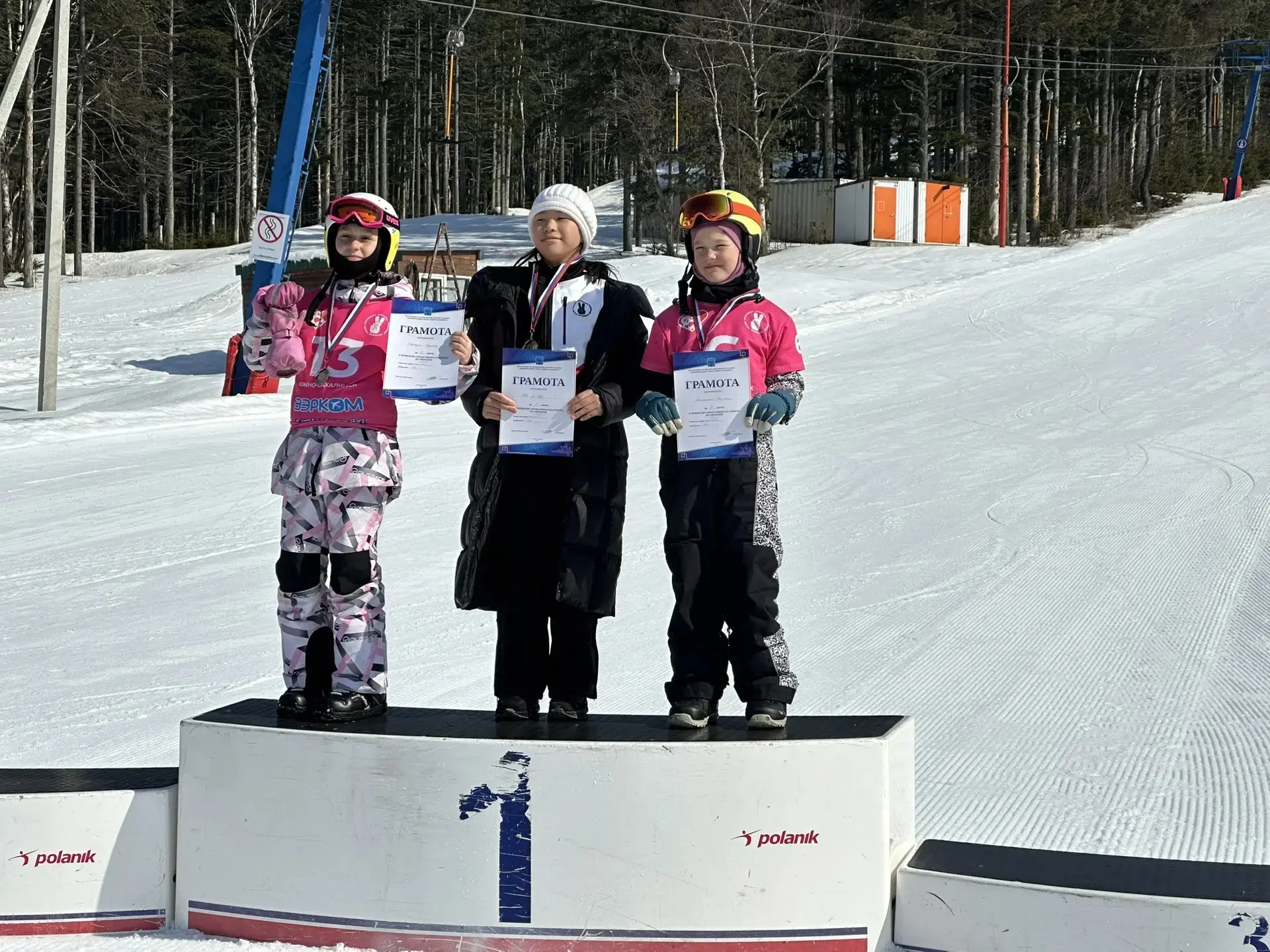 🥉 Бронзовый финиш на склоне!  2⃣2⃣ марта прошло Первенство города Южно-Сахалинска по сноуборду, где 