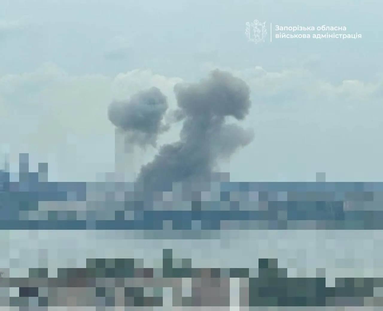 В Запорожье прилёт не менее 4 ФАБов