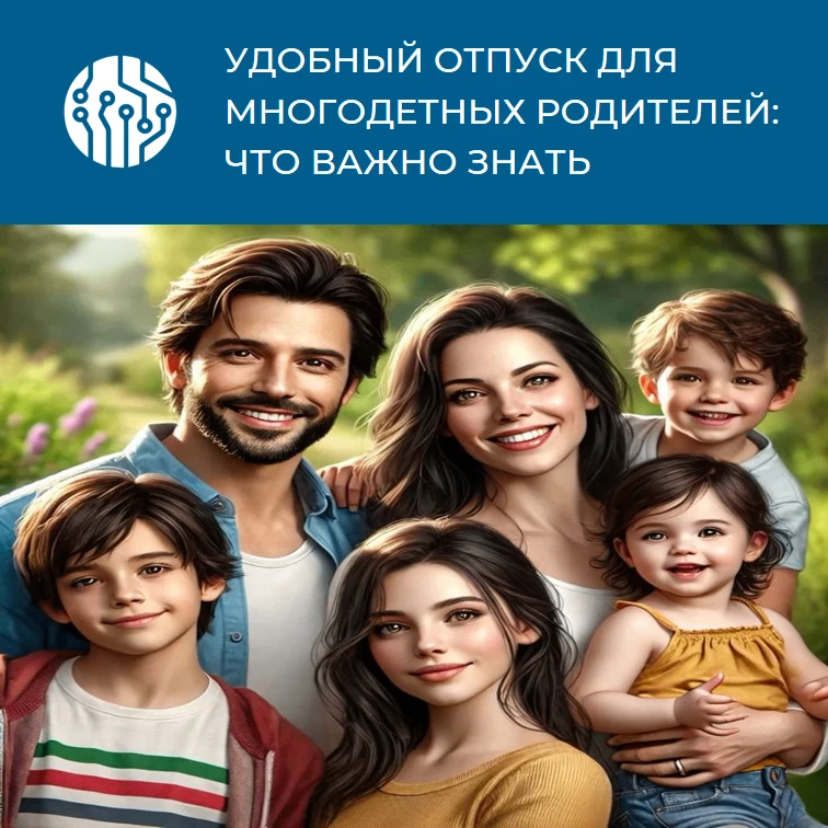 👨‍👩‍👧‍👦 Многодетные родители имеют право выбирать удобное время для отпуска
⁣
Согласно статье 26