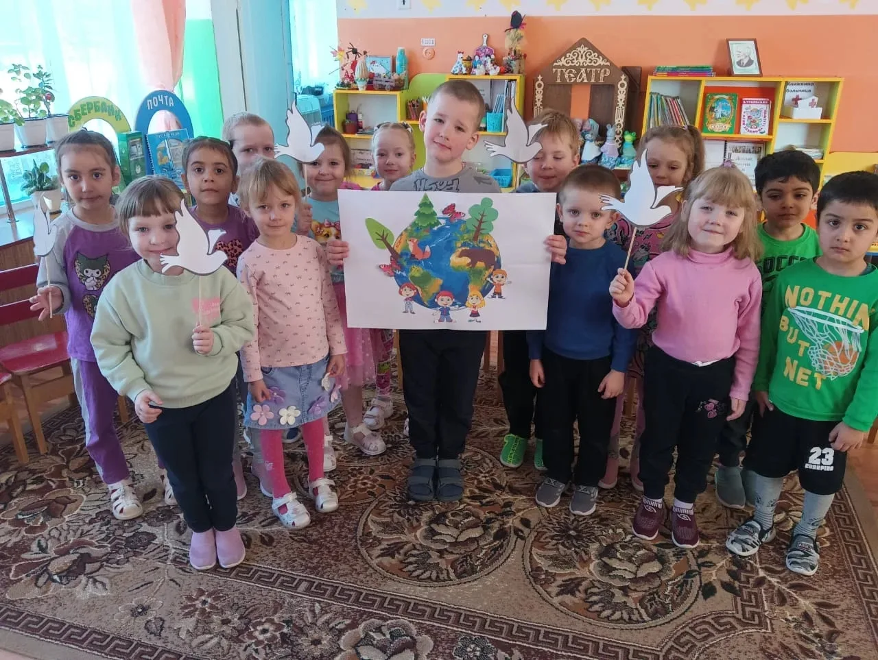 В нашем детском саду прошла тематическая неделя посвященная Дню защиты Земли🌍.
