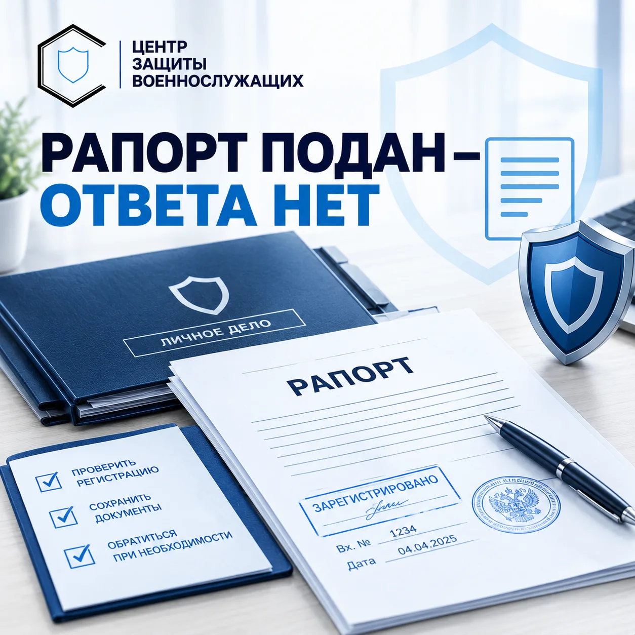 📌 РАПОРТ ПОДАН, ОТВЕТА НЕТ: ЧТО ДЕЛАТЬ