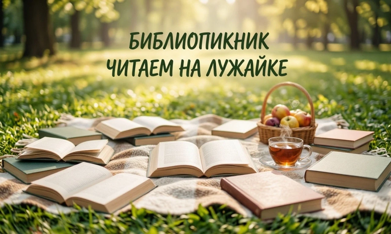 🎉 В Каменской сельской библиотеке в рамках летнего чтения прошёл библиопикник «Читаем ...