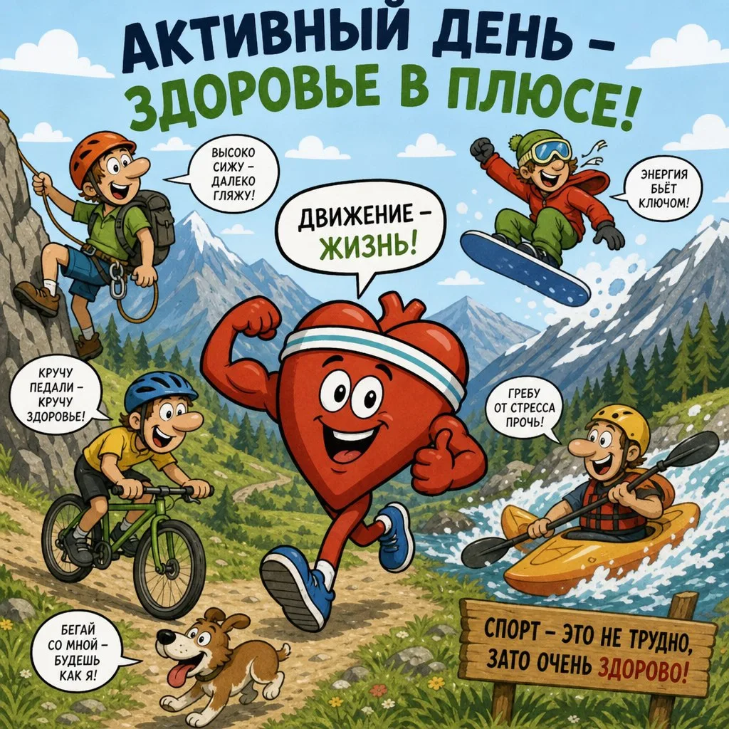 Энергия движения: как активный спорт укрепляет организм и как тренироваться без вызова ...
