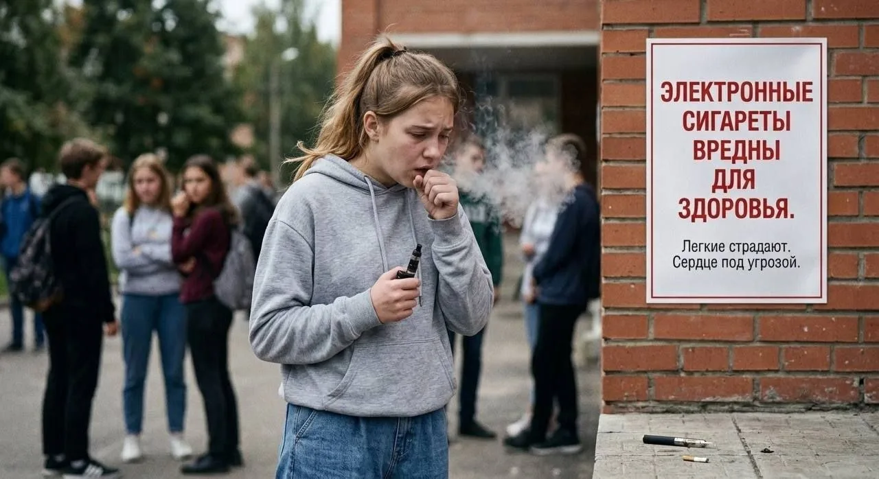 В Крыму 21-летняя молодая женщина столкнулась с почти полным поражением легких из-за вейпа