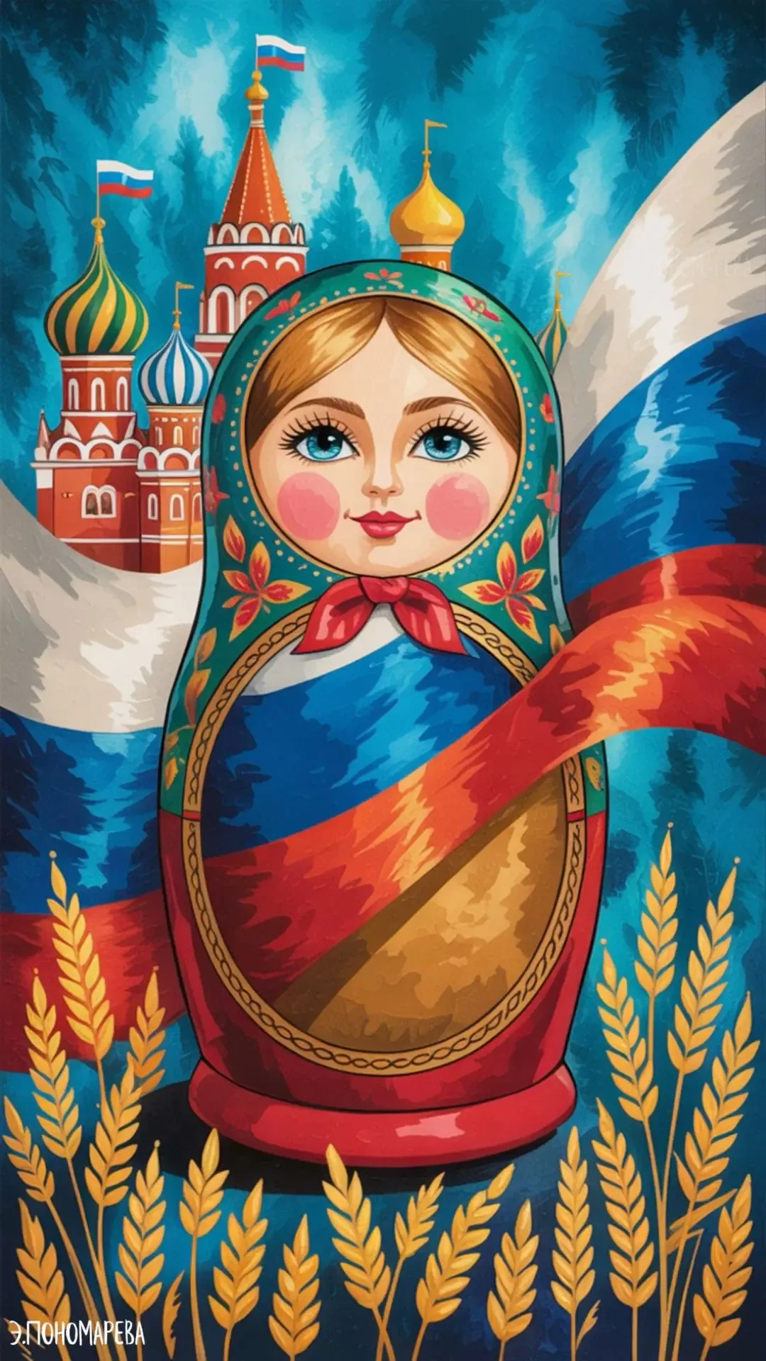 🇷🇺 Мастер‑класс «Роспись матрёшки»: прикосновение к традициям России 🇷🇺