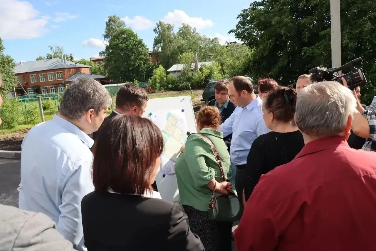 🏡 Народная программа работает: в Городище обновили придомовые территории