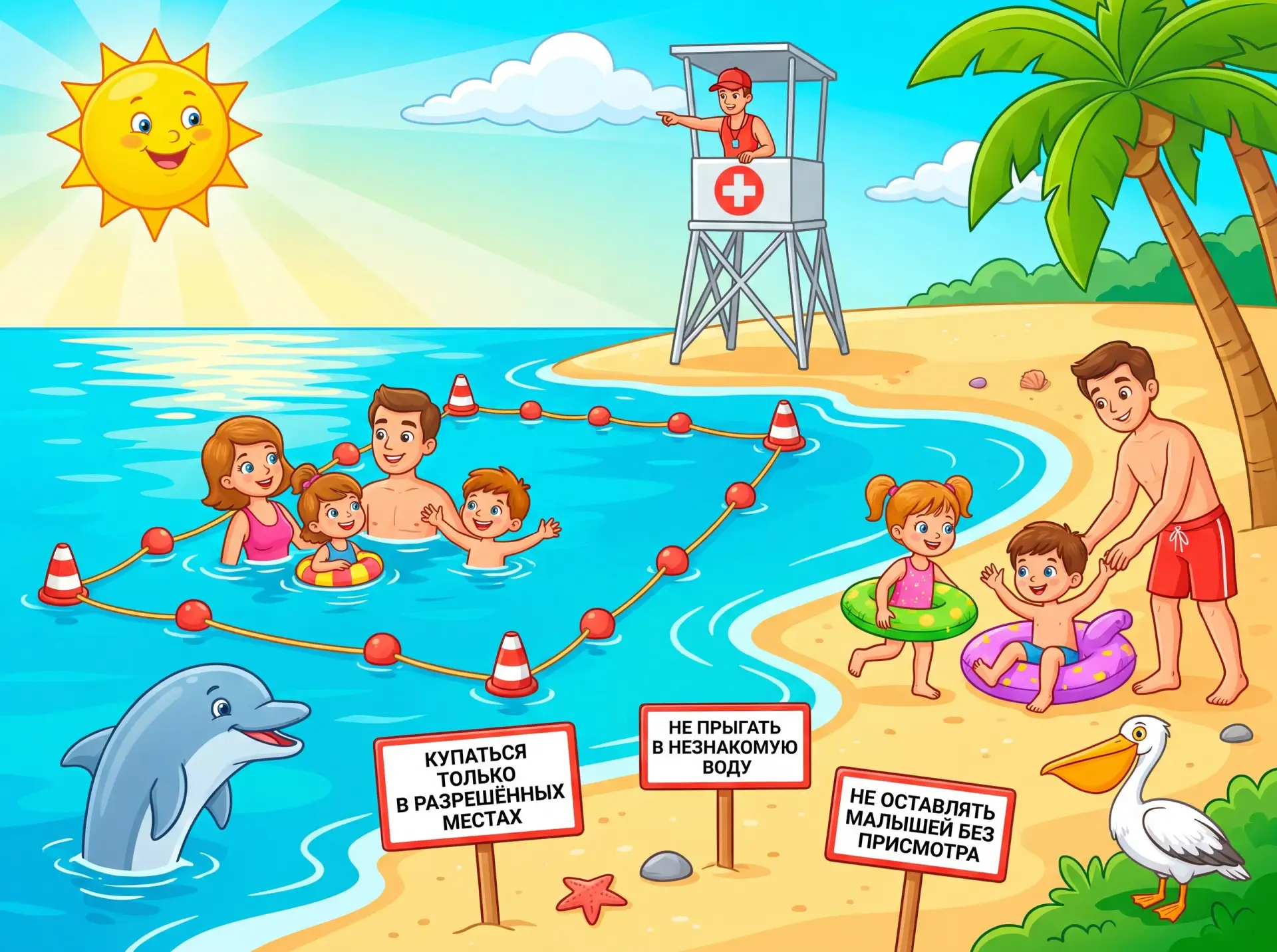 Безопасность на воде летом 🏊‍♀️🌊

Купальный сезон открыт — и время напомнить правила поведения у в