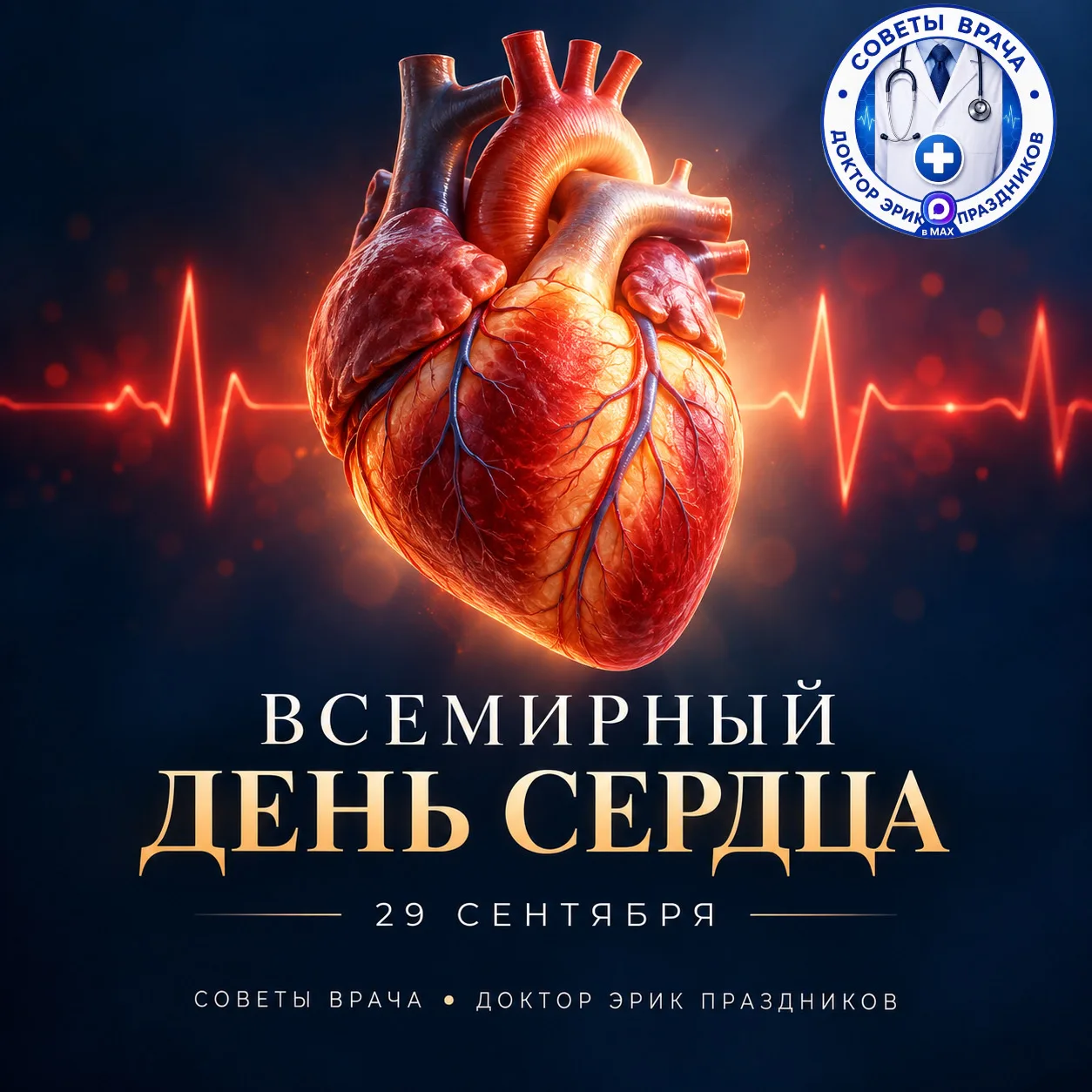 ❤️ 29 СЕНТЯБРЯ — ВСЕМИРНЫЙ ДЕНЬ СЕРДЦА
