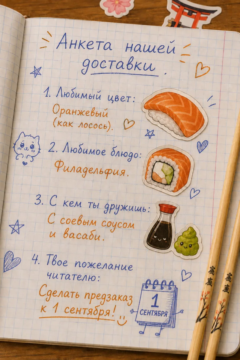 Заполнили школьную анкету перед 1 сентября! 📖🧡