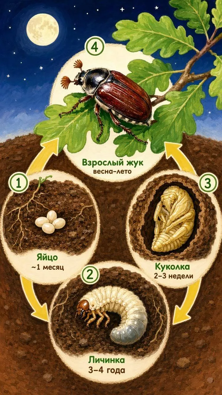🪲 Как бороться с личинкой майского жука (хрущ): химические и биологические препараты🪲
