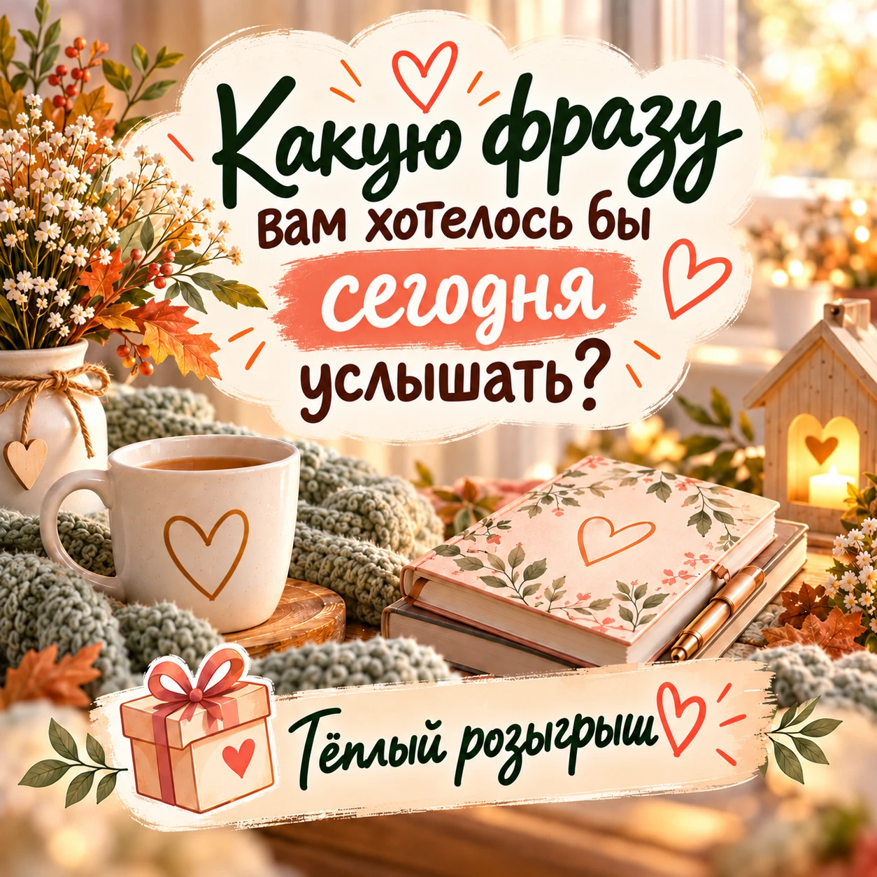 ❤️ А давайте устроим маленький розыгрыш?