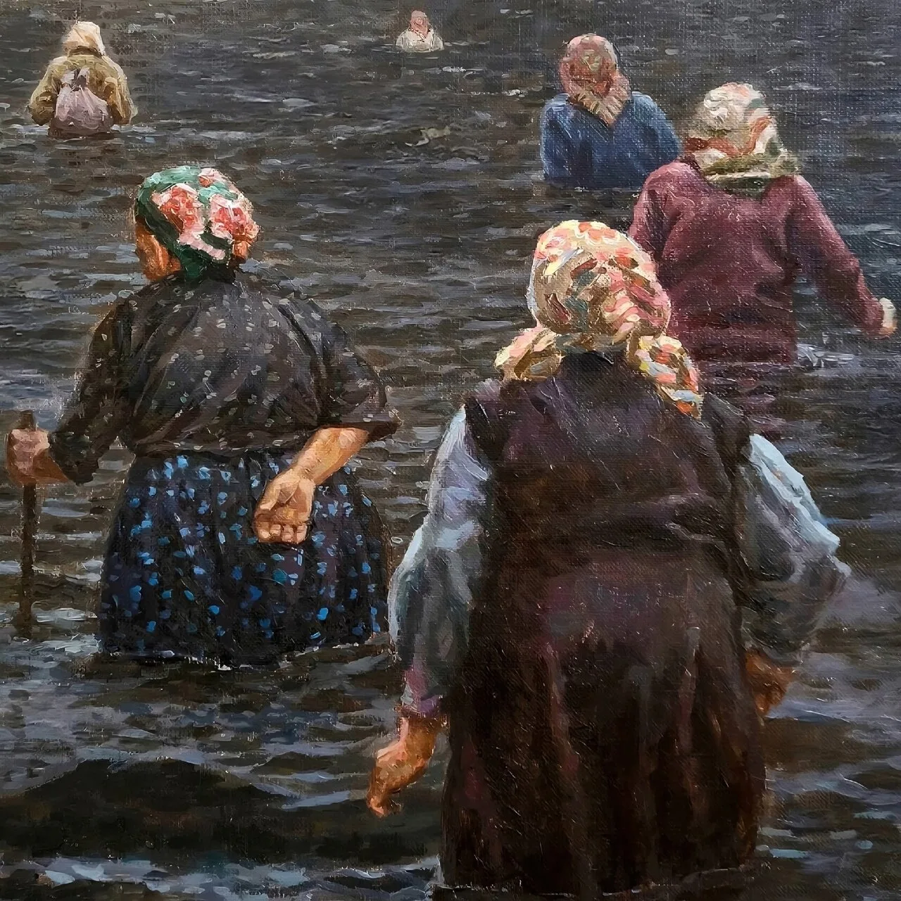 Память, которую не затопить  Есть картины, что бьют прямо в сердце. Перед вами работа Андрея Шатилов