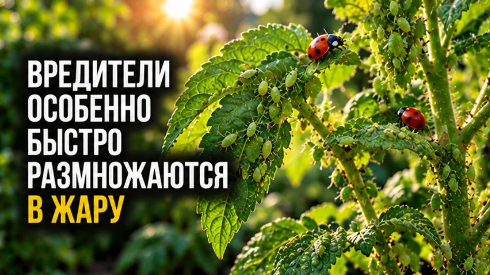 Вредители особенно быстро размножаются в жару