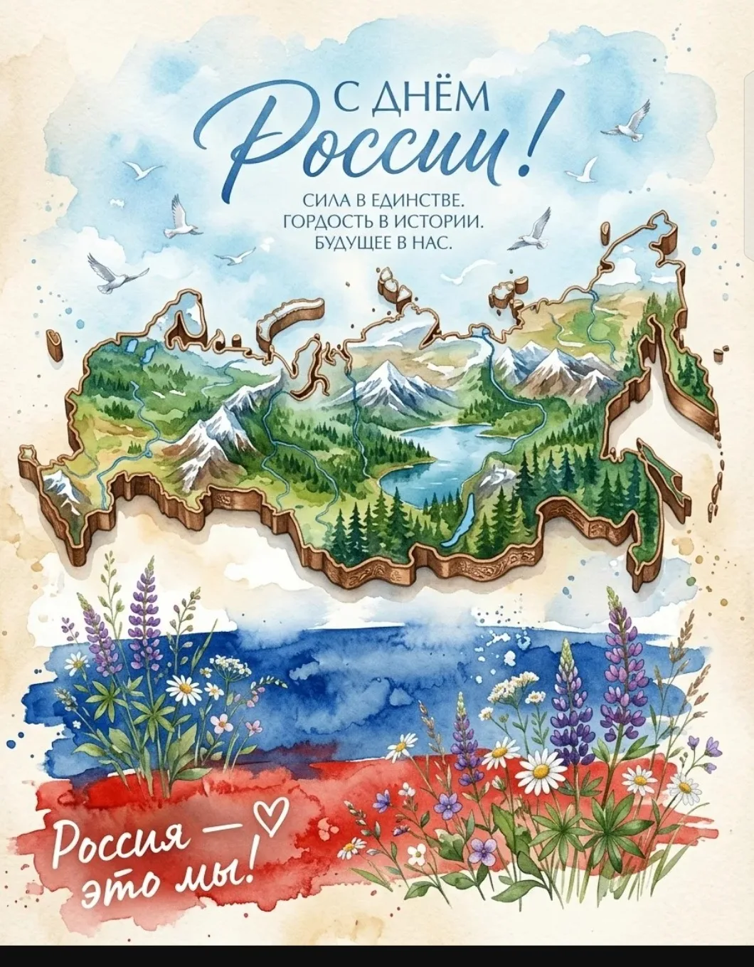 Дорогие друзья, с Днём России! ❤️