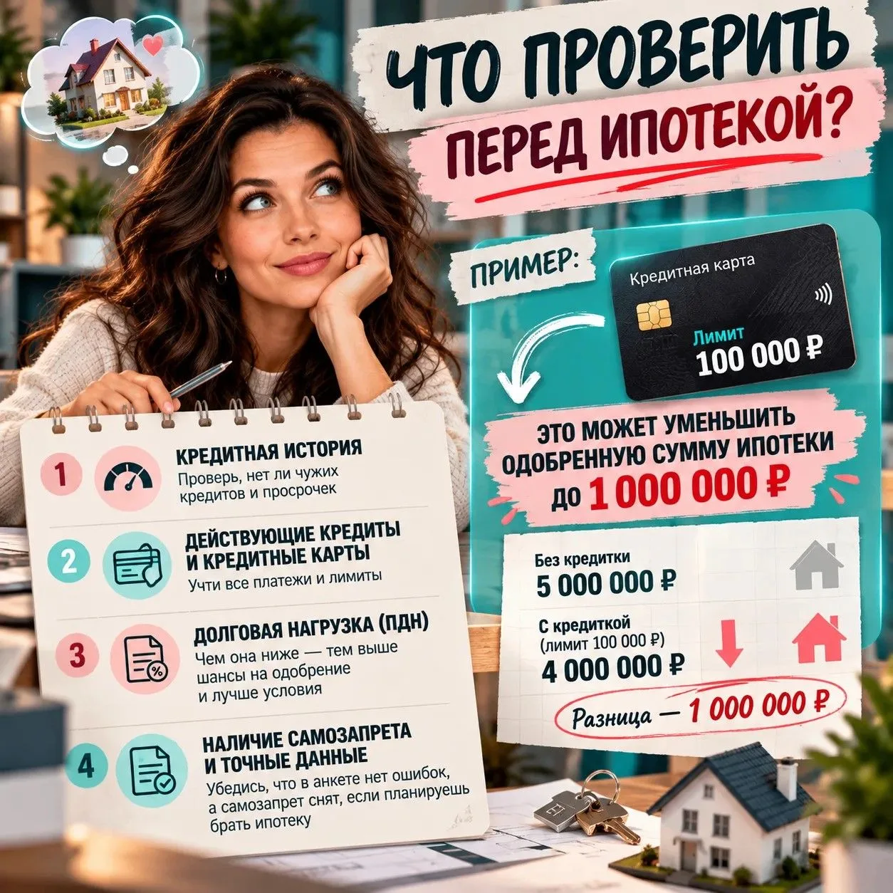 ЗАКРЫВАТЬ ЛИ КРЕДИТКУ ПЕРЕД ИПОТЕКОЙ? С 1 ОКТЯБРЯ — ДА 💳