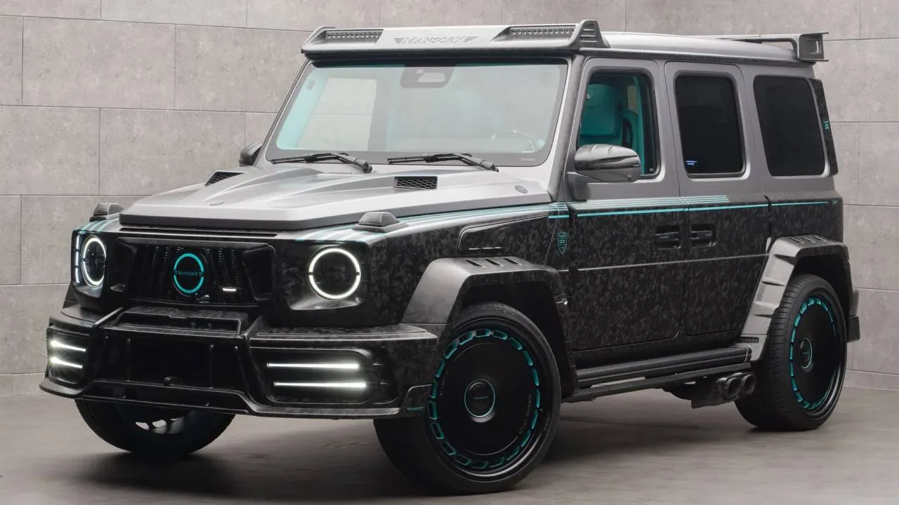Mansory взялась за G-Class — на этот раз получился 820-сильный Grand Entrée с бирюзовым...
