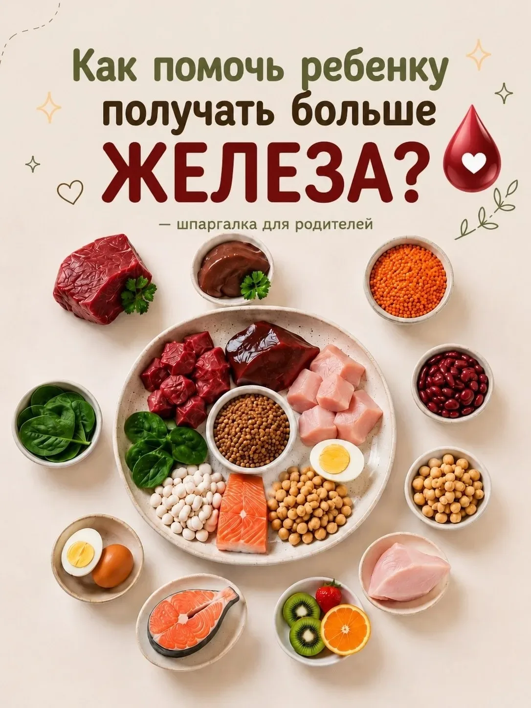 Важно, пример меню просто для наглядности ,не обязательно включать сразу все эти продук...