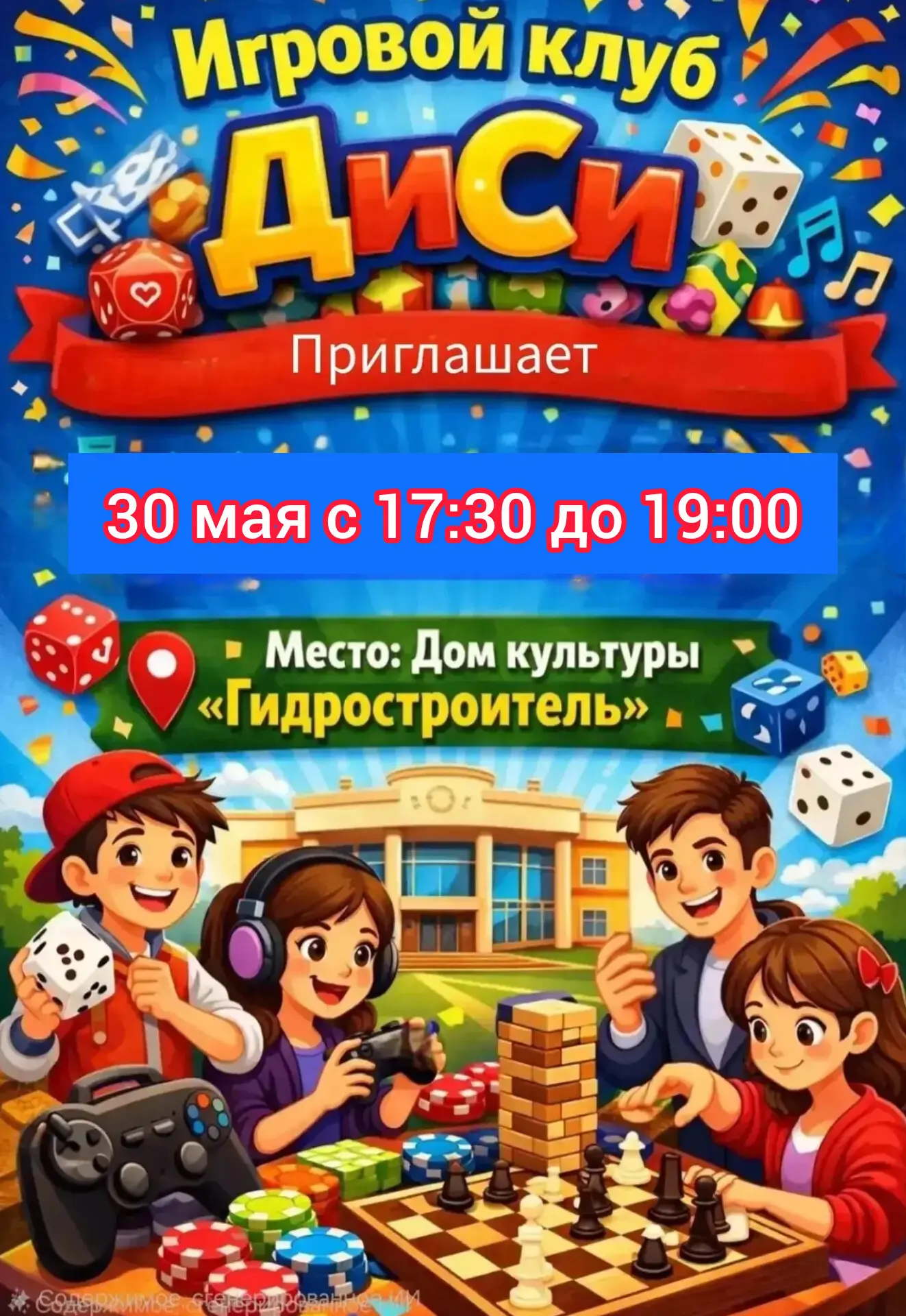 🎲🎶 Игровой клуб ДиСи приглашает провести весело время! 🎉
