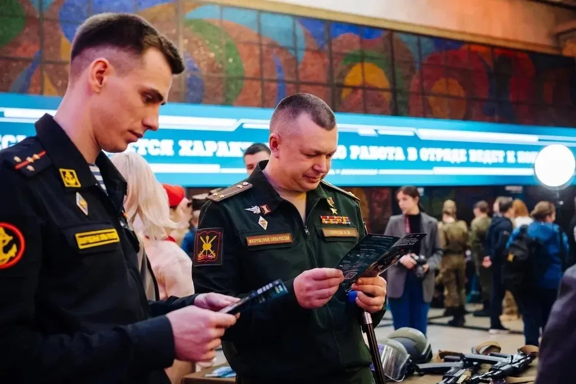 ⚡️Запустили третий сезон Всероссийской военно-патриотической игры «Зарница 2.0»  Сегодня в Музее Поб