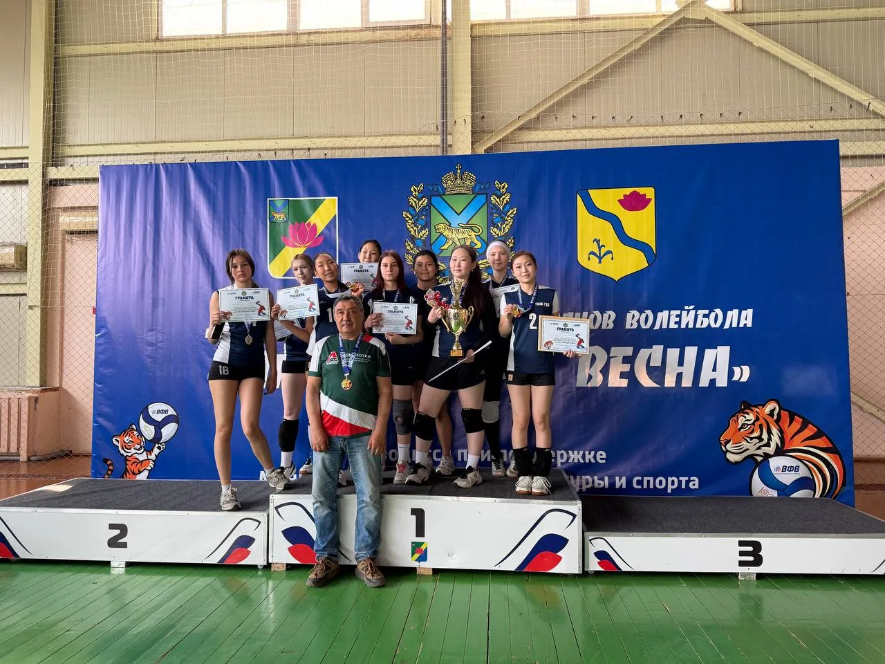 🏐 Результаты соревнований «Серебряный мяч» (ДФО)  Поздравляем школьную волейбольную команду с успешн