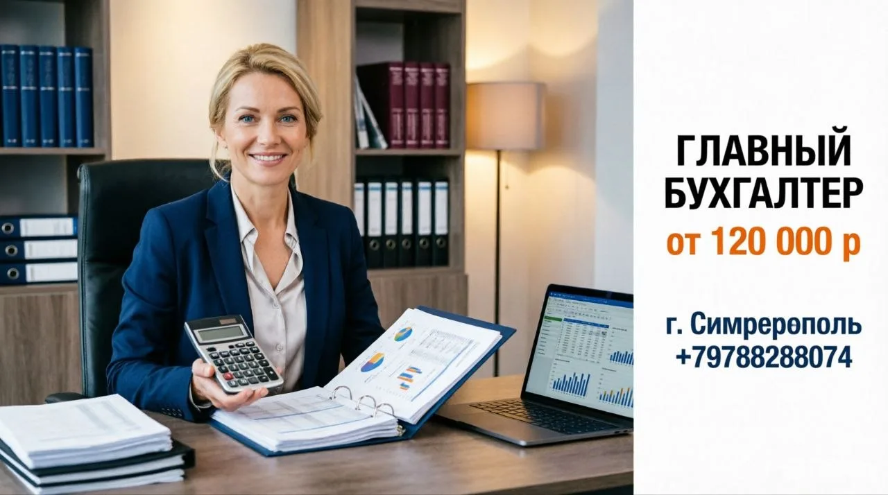 ГЛАВНЫЙ БУХГАЛТЕР | от 120 000 р