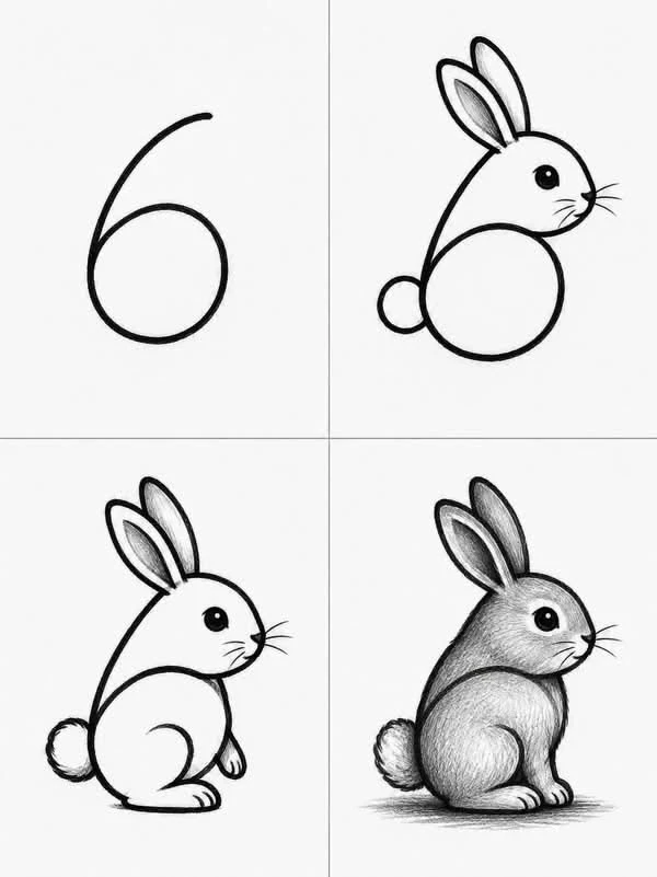 #зайчик #рисунокзайца
