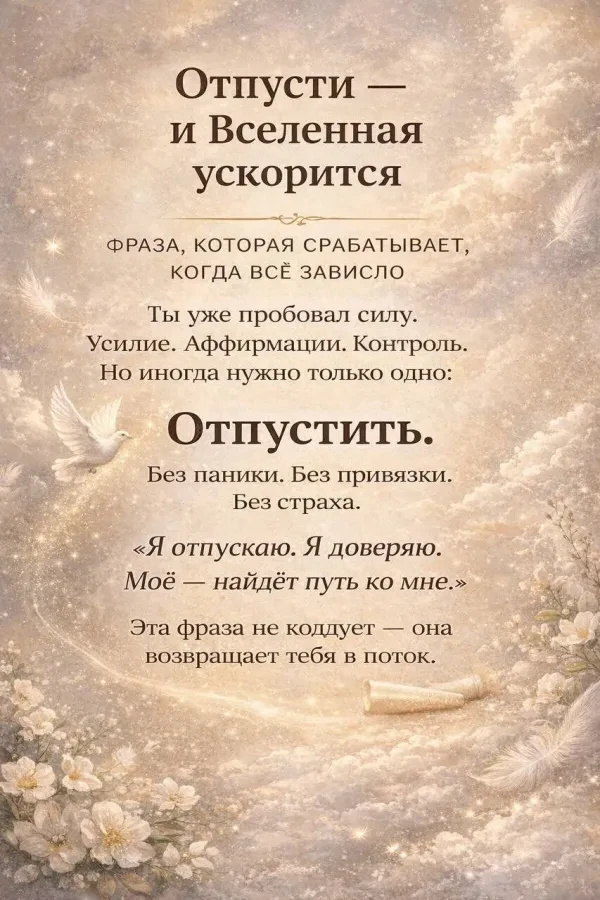 Отпусти 🙏