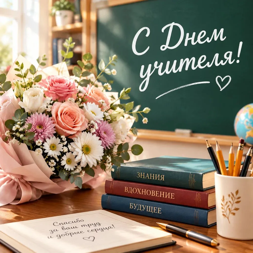 🍎 С Днём учителя! 🌟