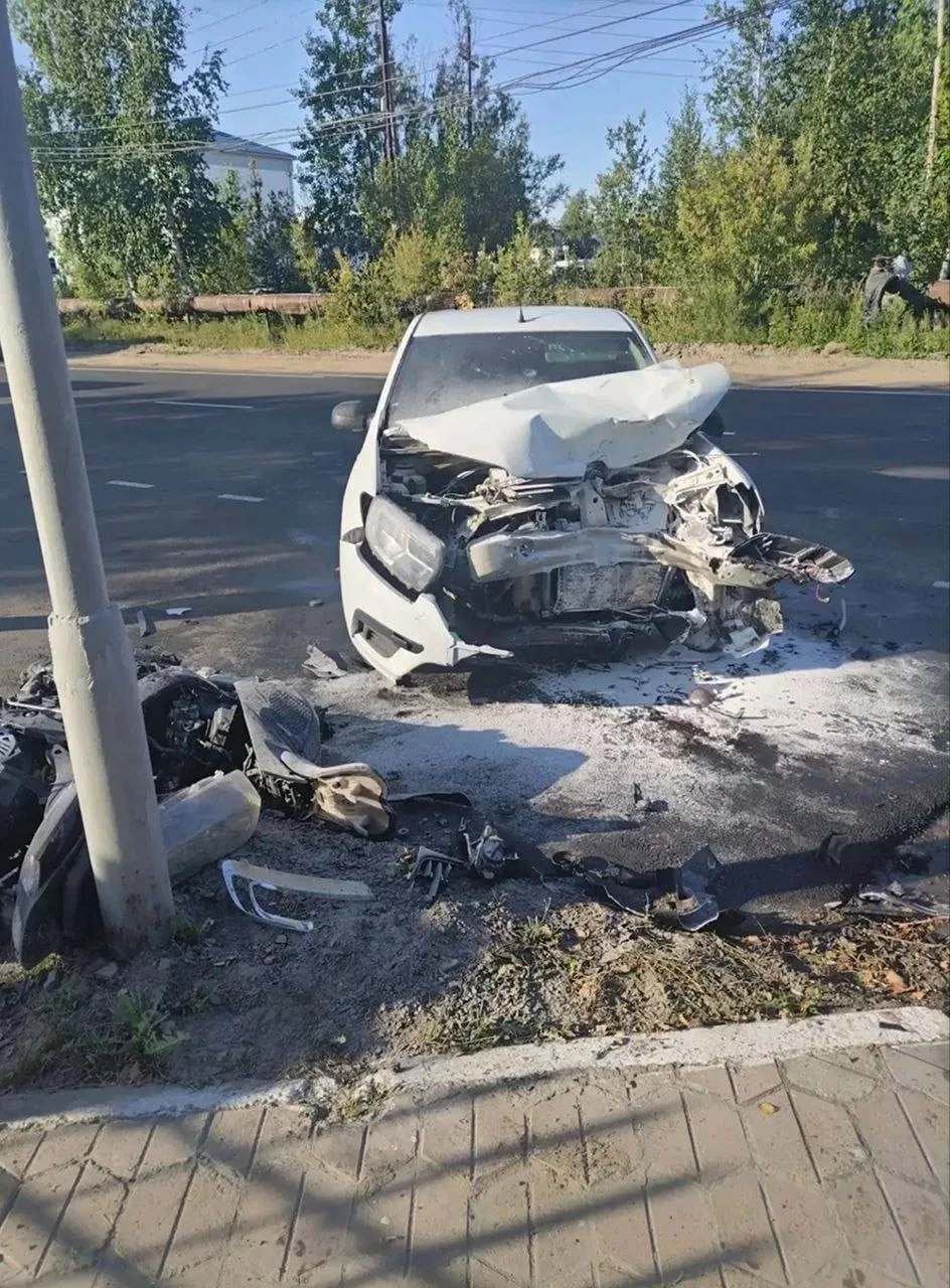 Два водителя пострадали в  ДТП в городе Стрежевом.