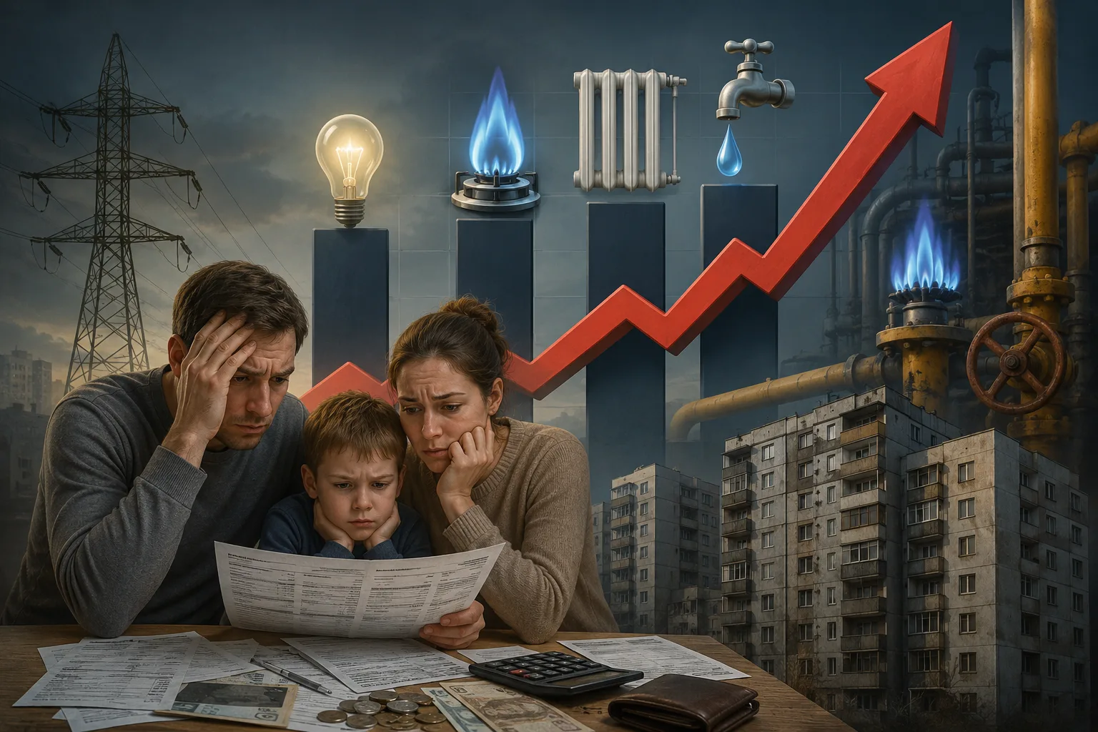 📈 Тарифы ЖКХ вырастут почти на 36% за четыре года: опубликован прогноз правительства  Правительство 