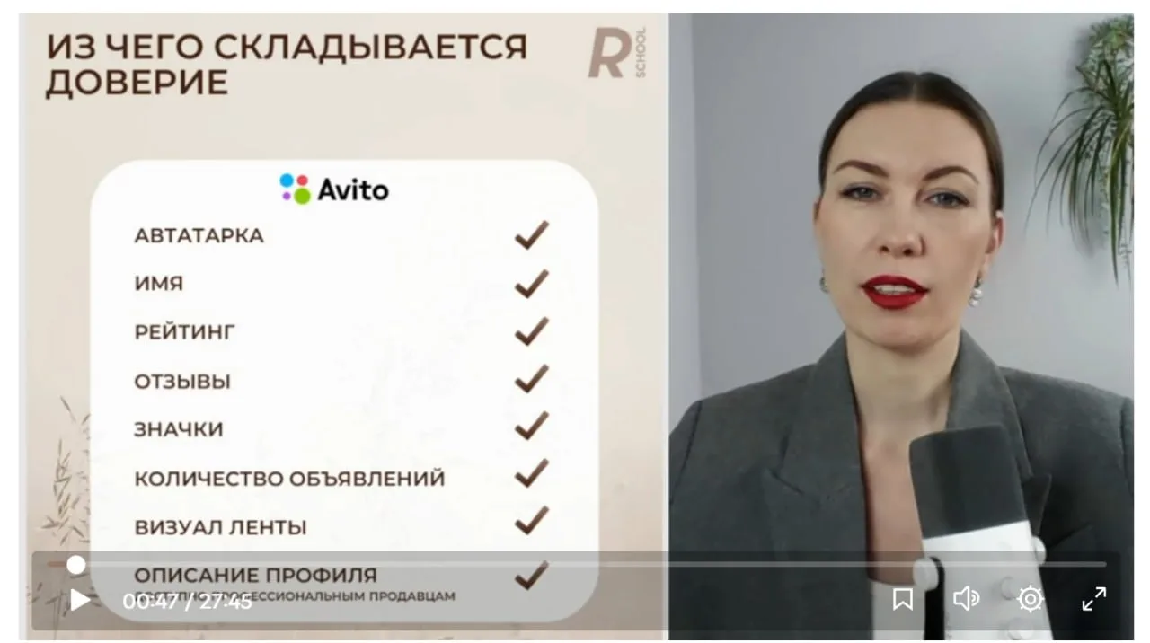 Что внутри Практикума "Профиль на Авито, которому доверяют"