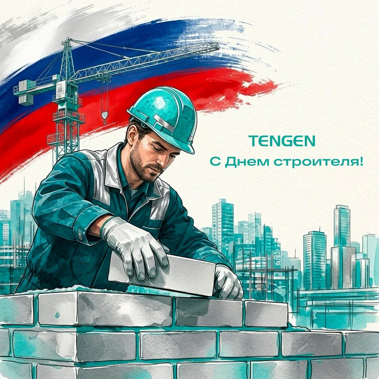 🏗 Tengen поздравляет строителей с профессиональным праздником!