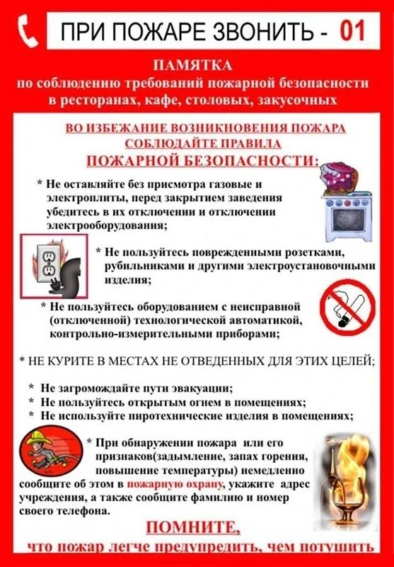 Памятка для родителей: «Пожарная безопасность»