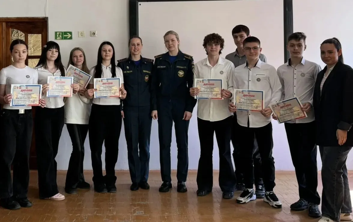 🏆Команда "Стражи огня" МБОУ "Лицей "Политэк" г.Волгодонска заняла 3 место в муниципальном этапе Всер