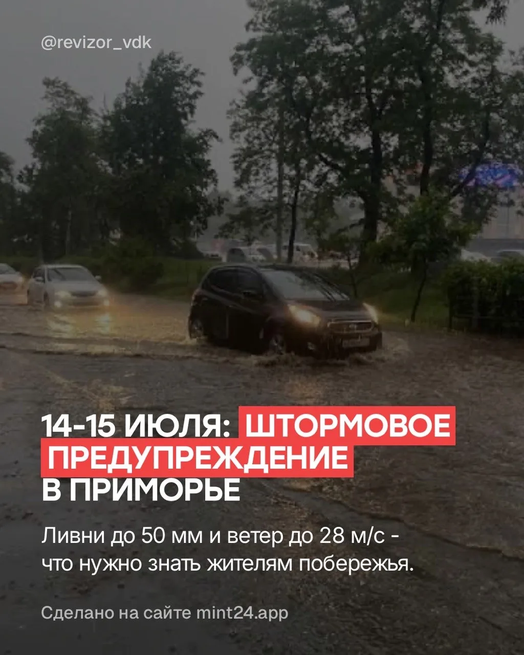 Приморье накроют ливни и ветер до 28 м/с