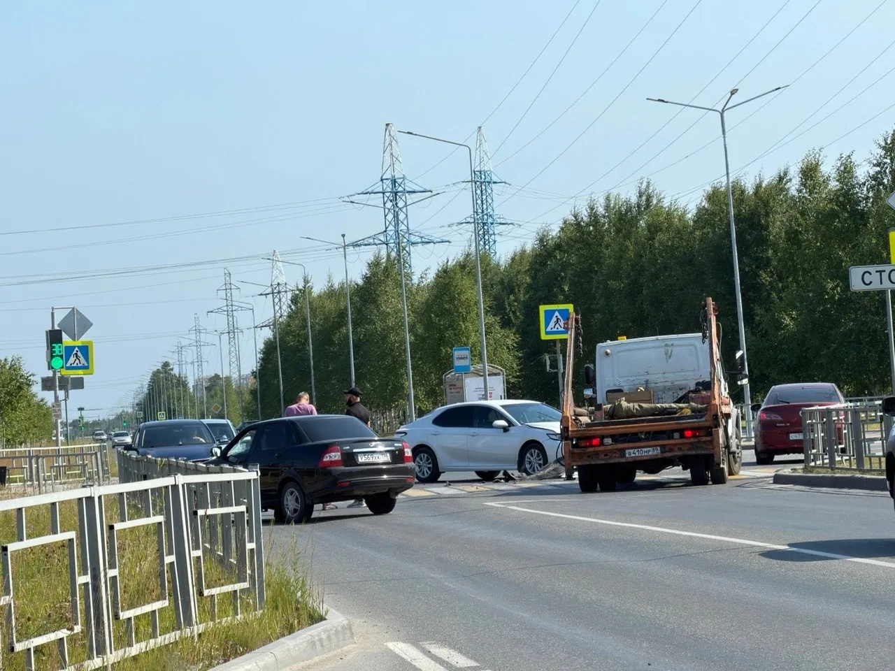 ДТП на перекрестке Никавтоцентра