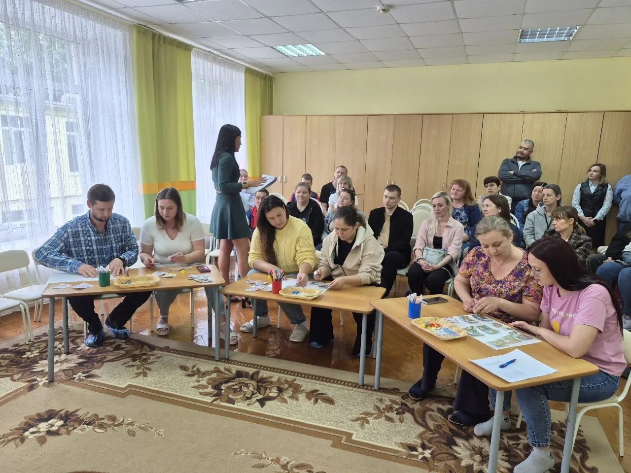 26 мая в детском саду состоялось общее родительское собрание, на котором педагоги  показали мастер-к