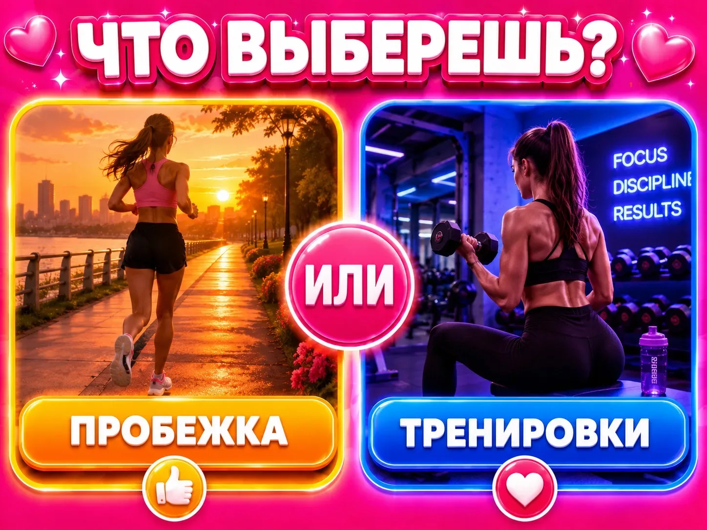 Пробежка или тренировки?