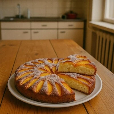 🍑 Пирог, который пахнет летом!
Ароматный, мягкий, фруктово-творожный пирог — просто находка для чае