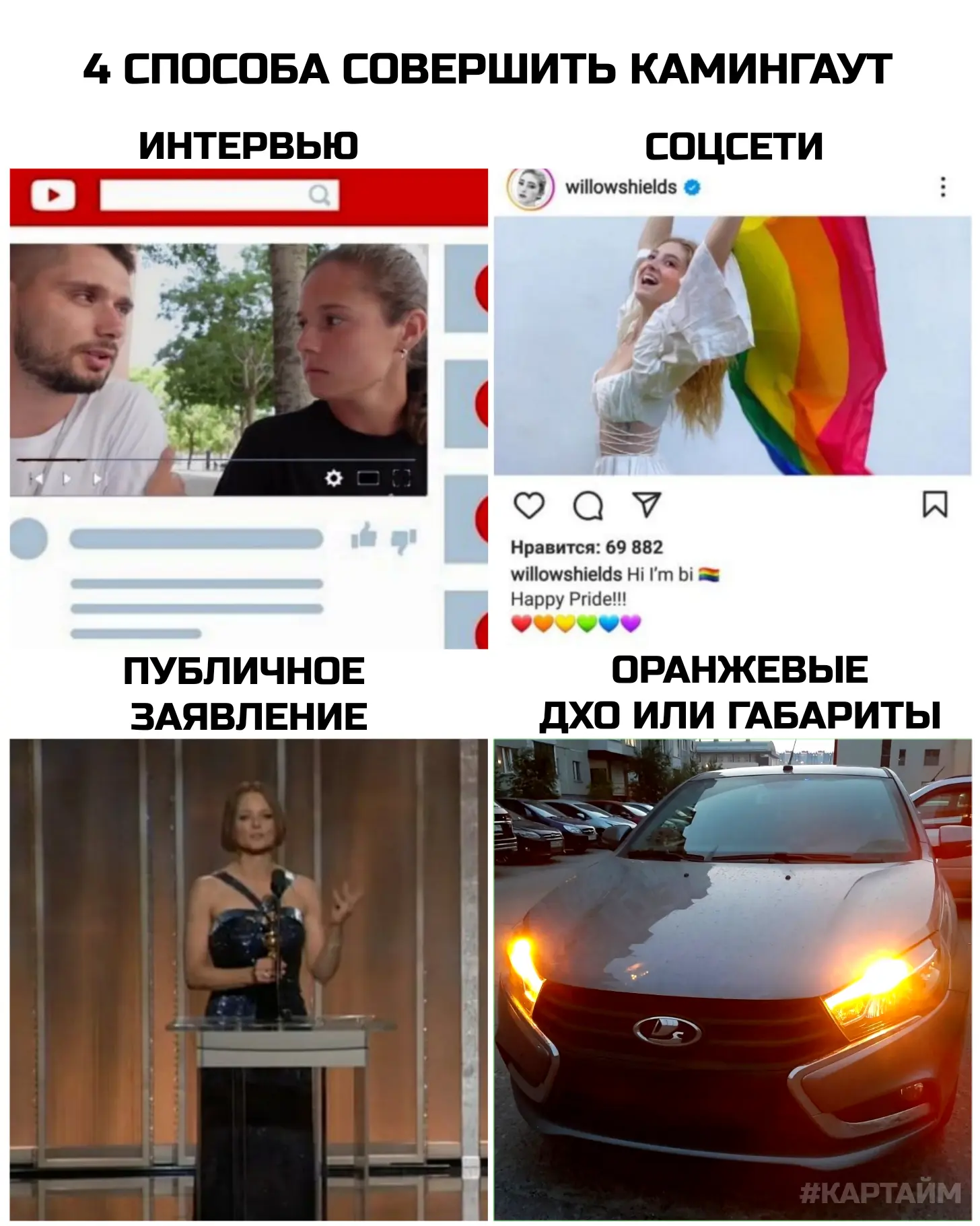 * Движение ЛГБТ признано в России экстремистским и запрещено!