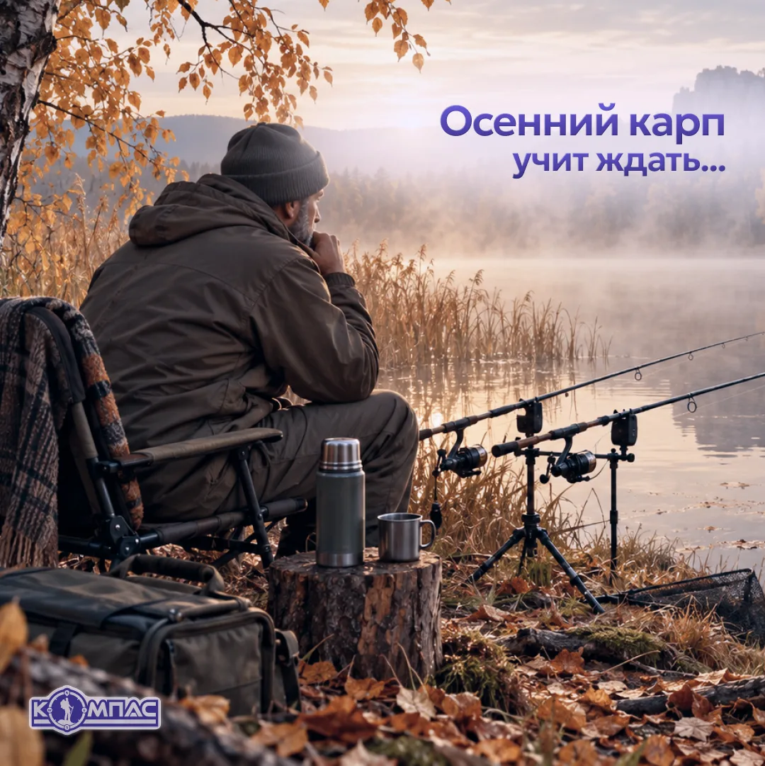 Осенний карп учит одному — ждать 🎣