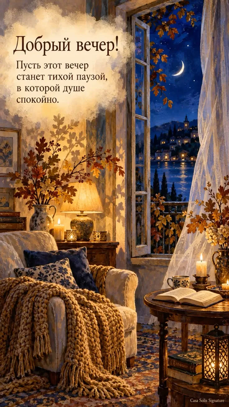 Вечерние открытки 🩷🩵🩶