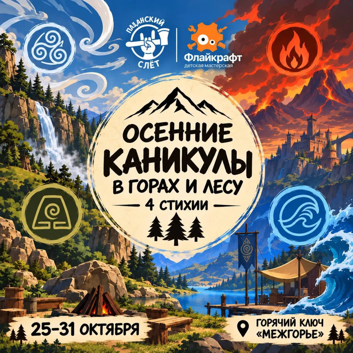 🍂 Осенние каникулы на природе 🌿