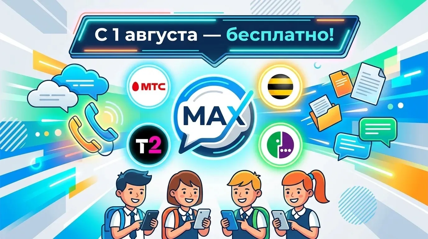 🔔 Важная новость для всех пользователей!

С 1 августа использование национального мессенджера MAX с