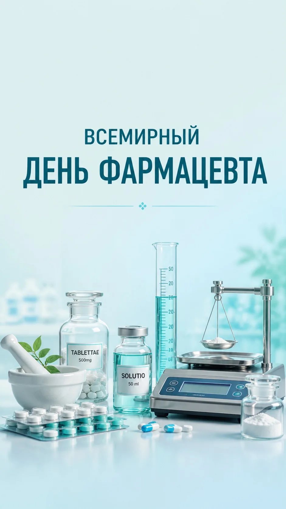 💊 25 сентября – Всемирный день фармацевта