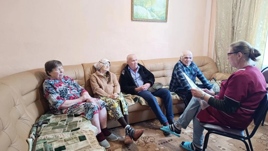 📜 Библиотерапевтическое мероприятие в отделении временного проживания